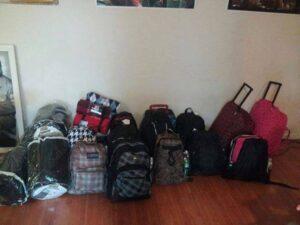 12 backpacks