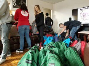 backpack drive for the homeless